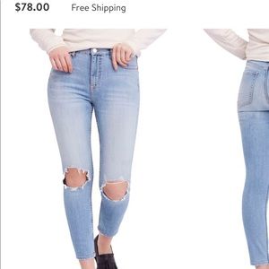 NWT Free People High Waisted Jeans